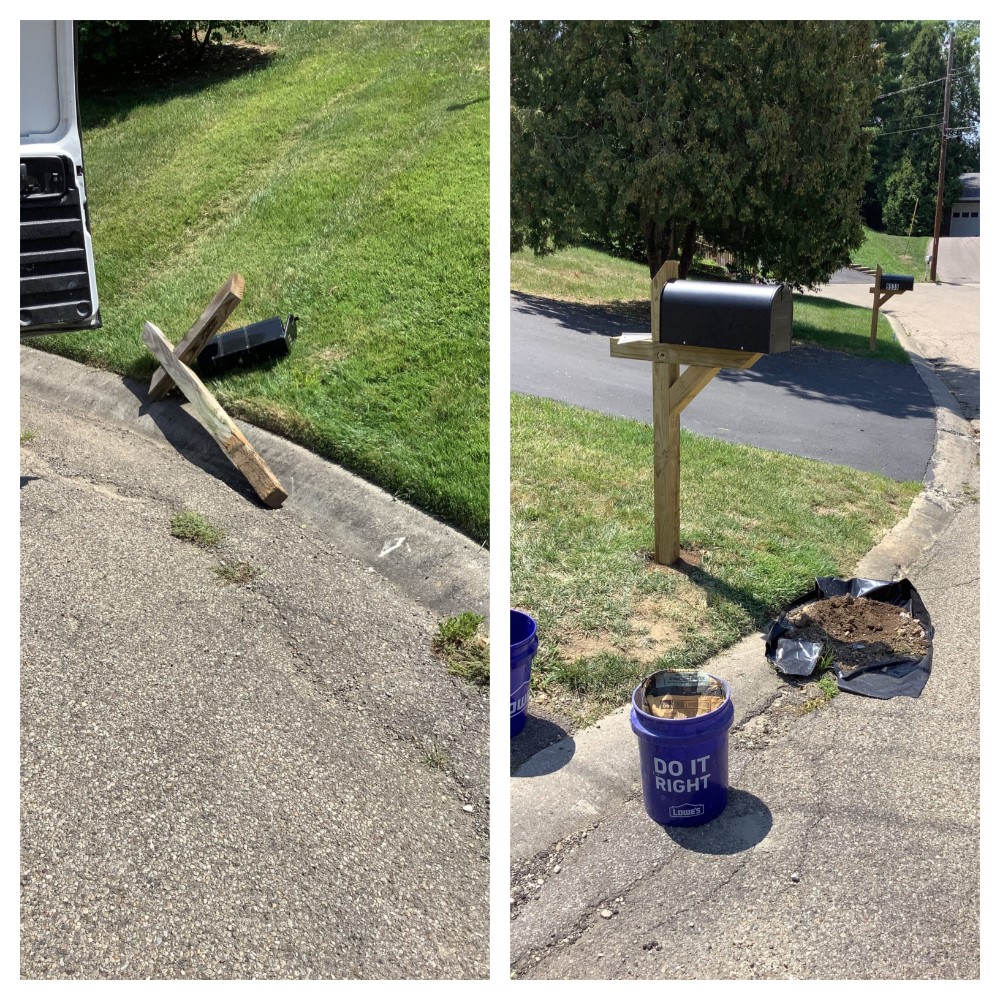 mailbox and post replacement