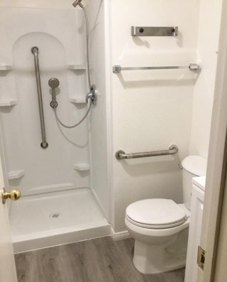 Accessibility upgrades to bathroom