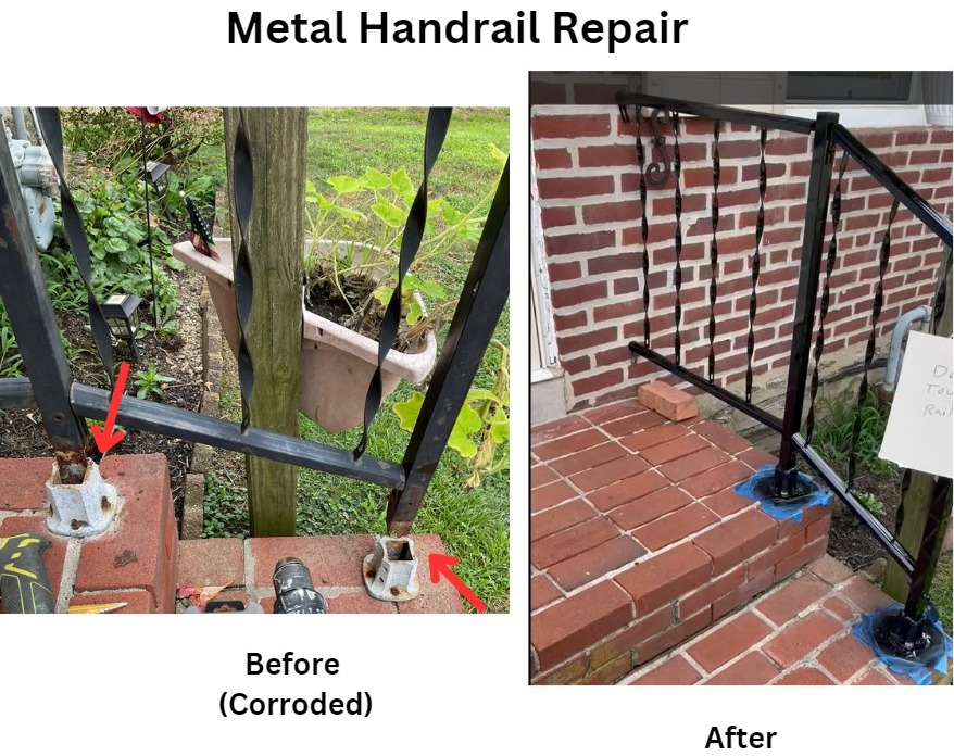 Metal Handrail Repair