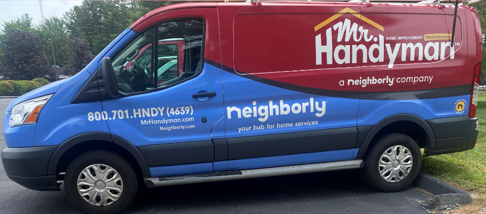 Picture of a Mr. Handyman service van