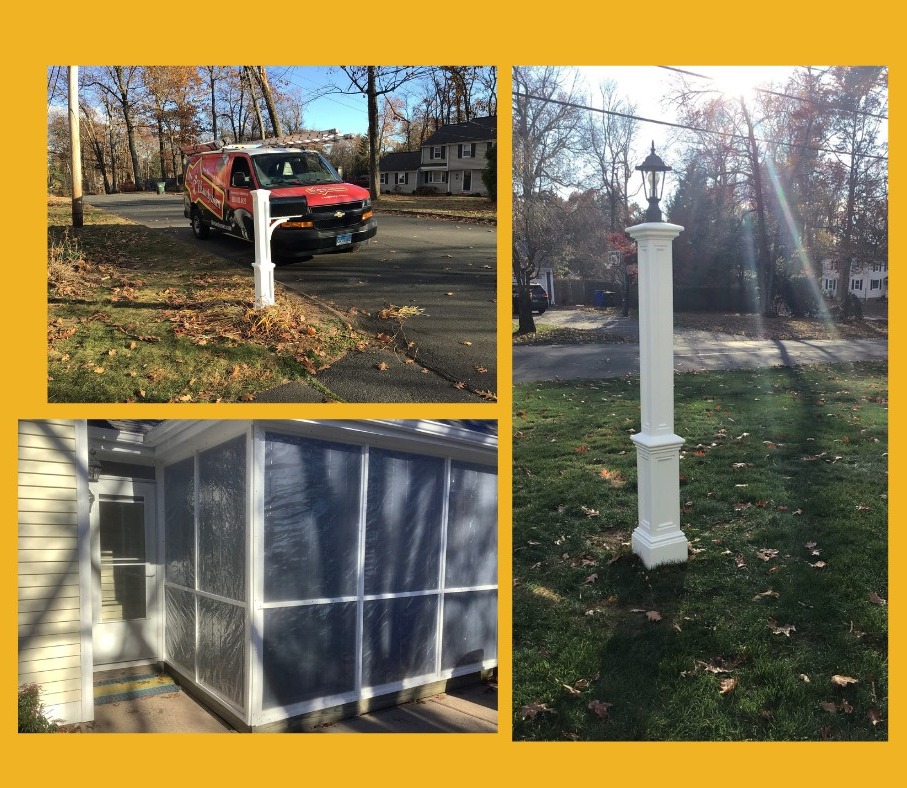 New Mailbox, Light Post & Weatherproofing