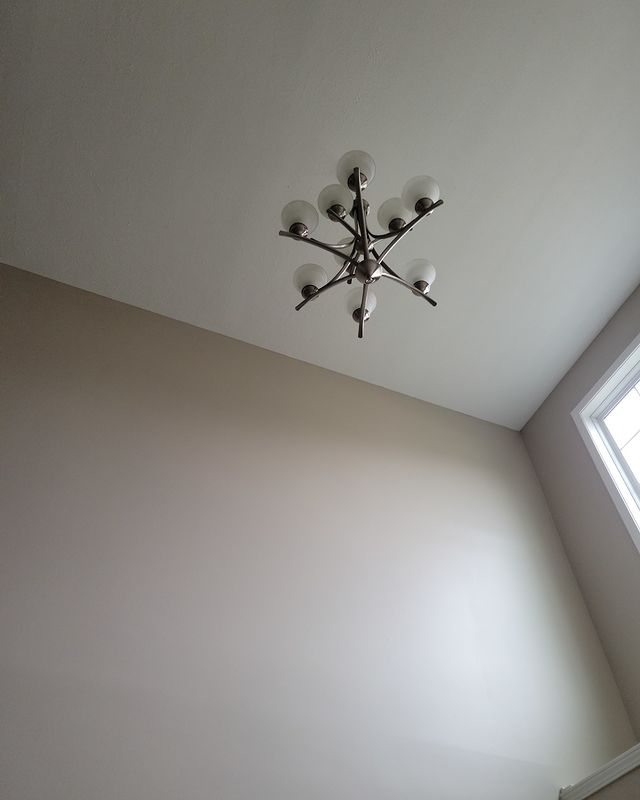 Does your 2 story foyer need a new light or fan? No problem for us!