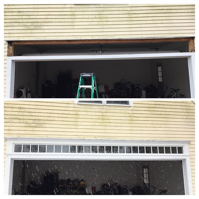 New transom window.
