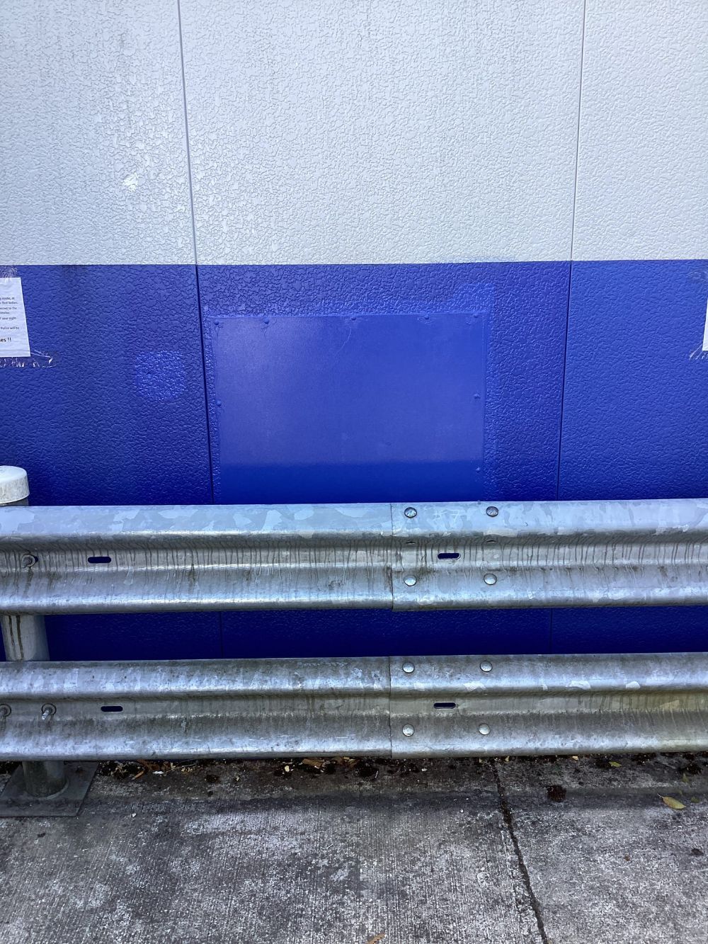Painted sheet metal cover