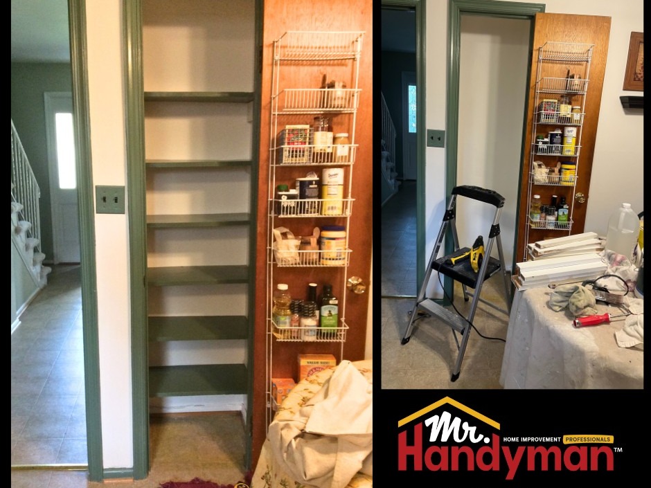 Pantry Shelf Installation