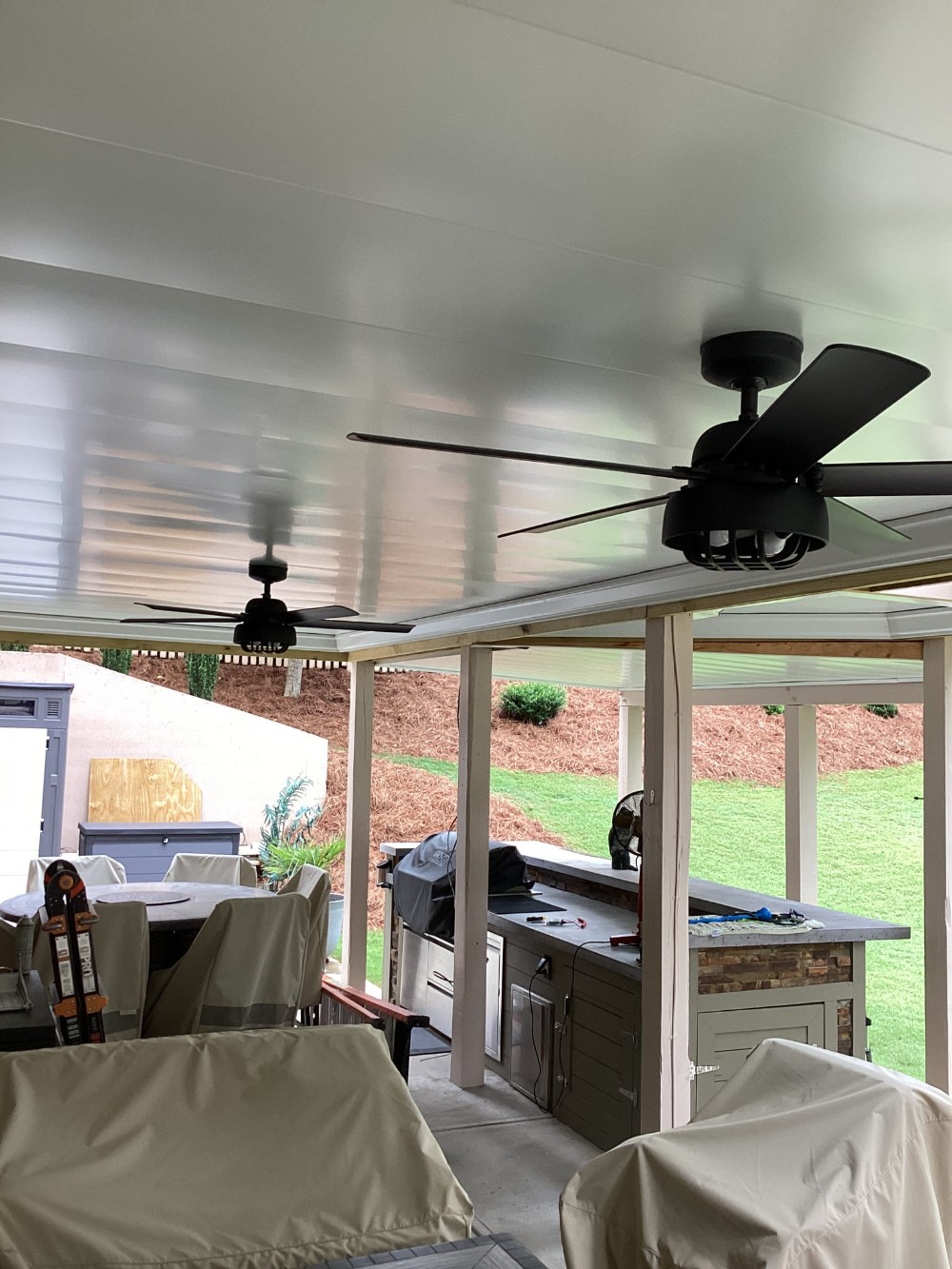 Patio Fan Installation