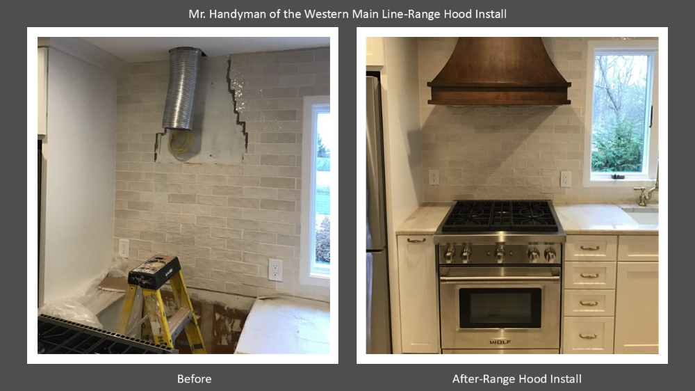Range Hood Install Devon, Pa Chester County
