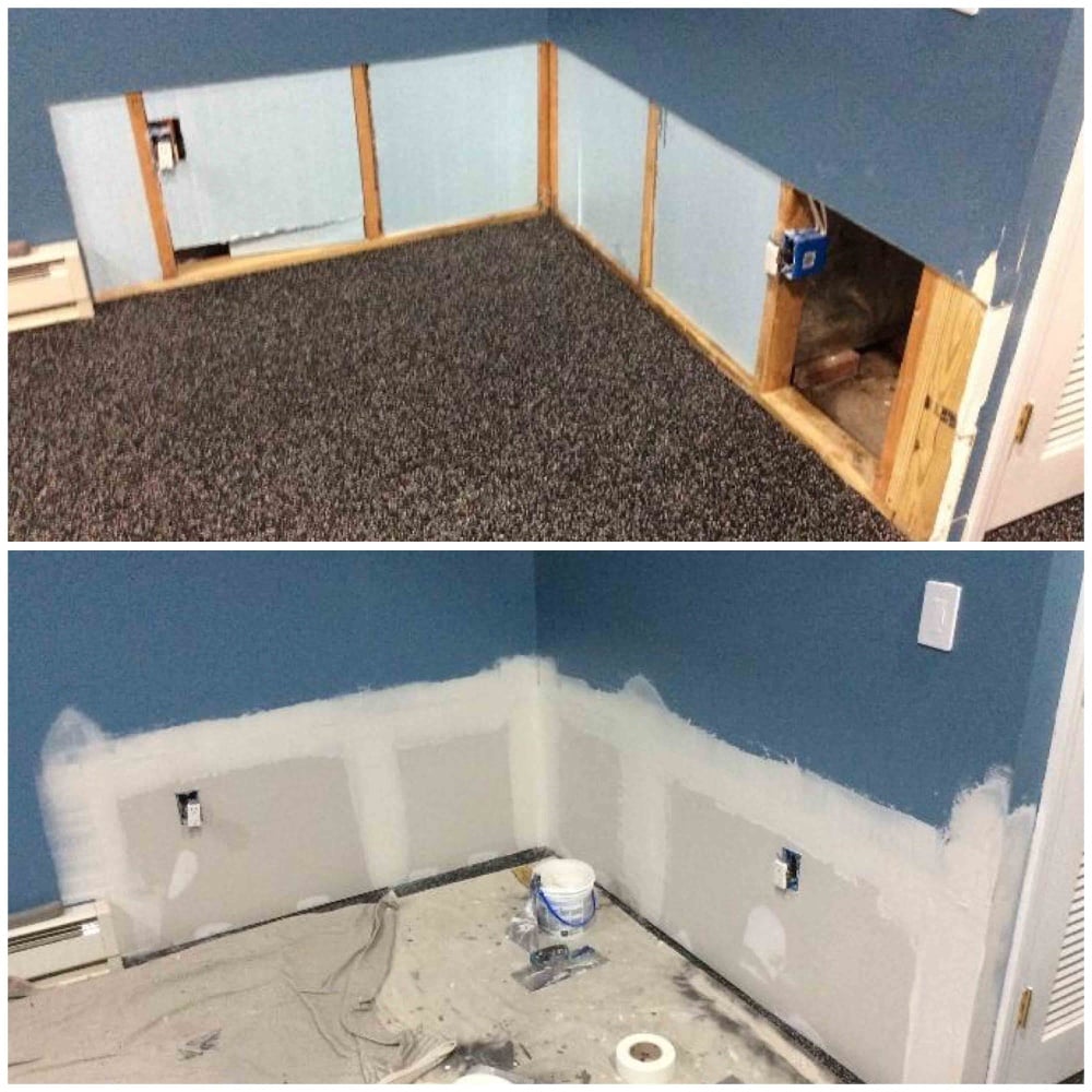 Repair basement wall in Fairfield