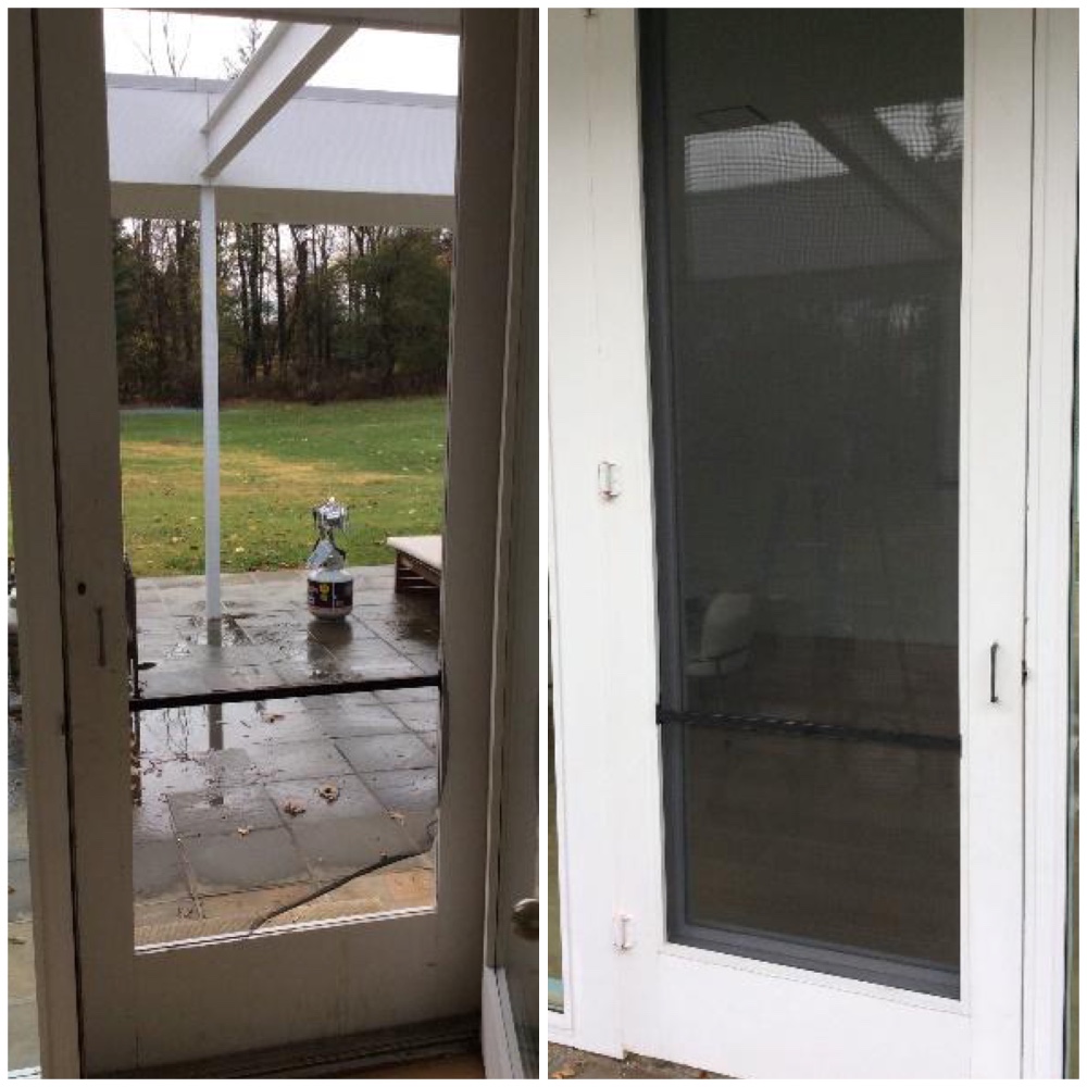 Repair screen door in New Canaan