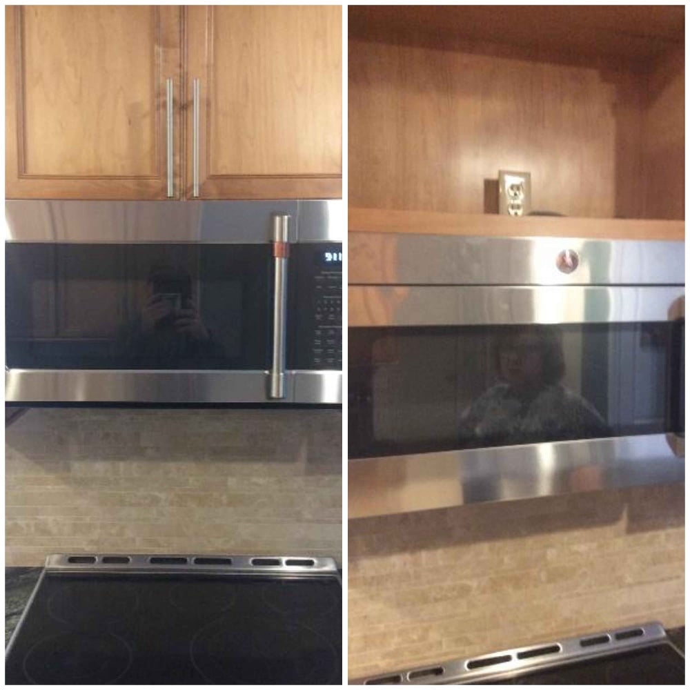 Replace above range microwave in Fairfield