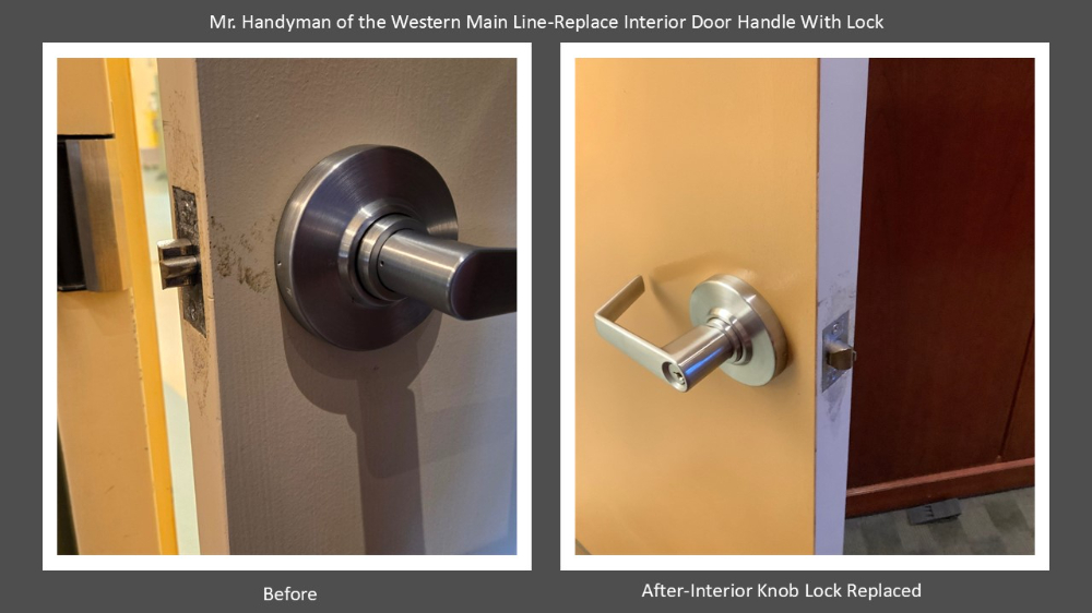 Replacement of Knob Lock Exton, Pa Chester County