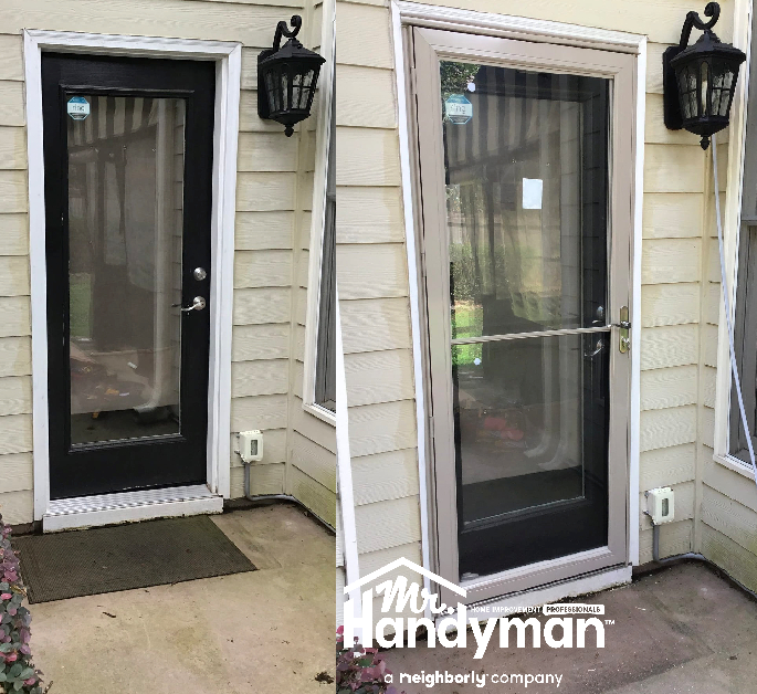 STORM DOOR INSTALLATION