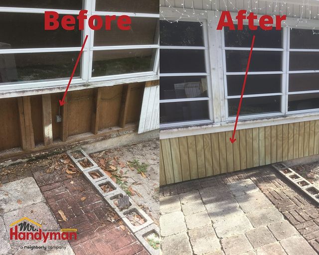 Siding replaced