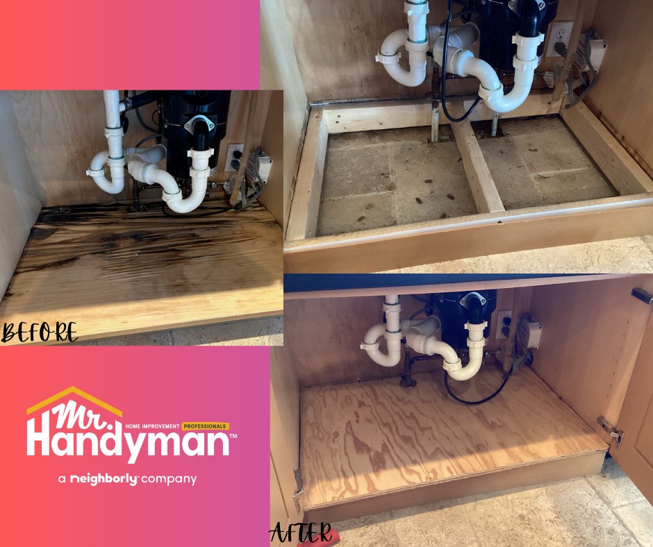 Sink base repair