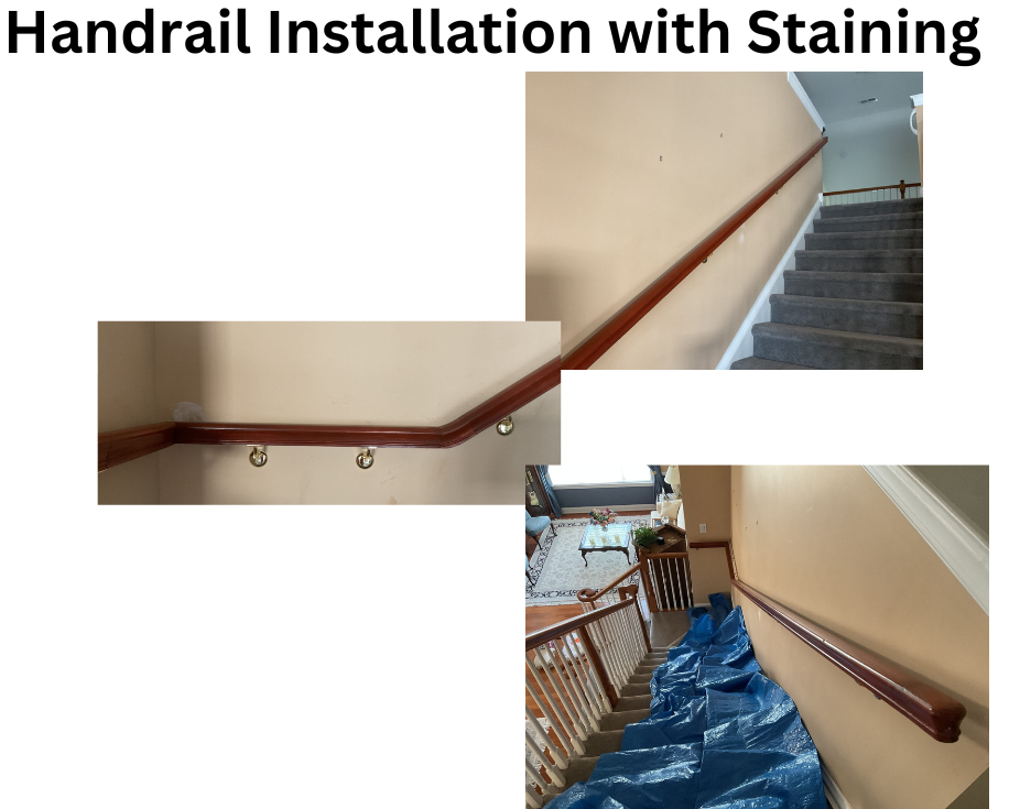 Stair Handrail Installation