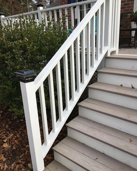 Stair handrail installation