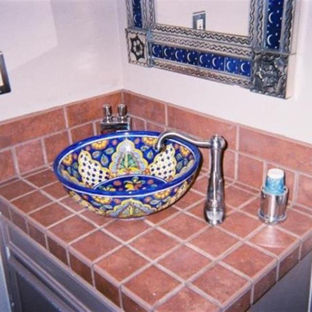 colorful sink