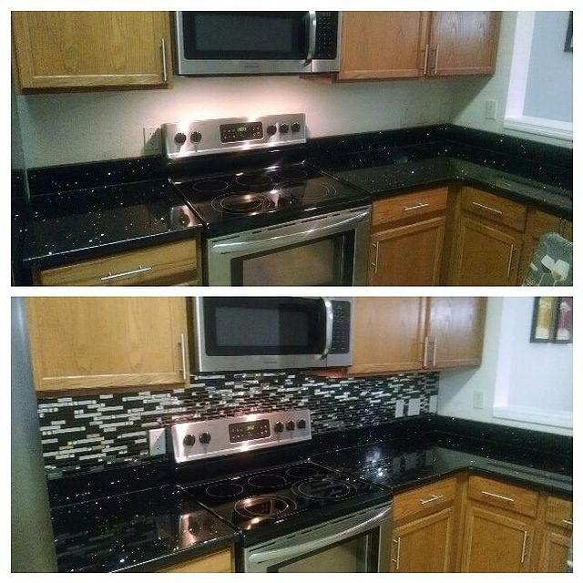 Tile backsplash in Sanford