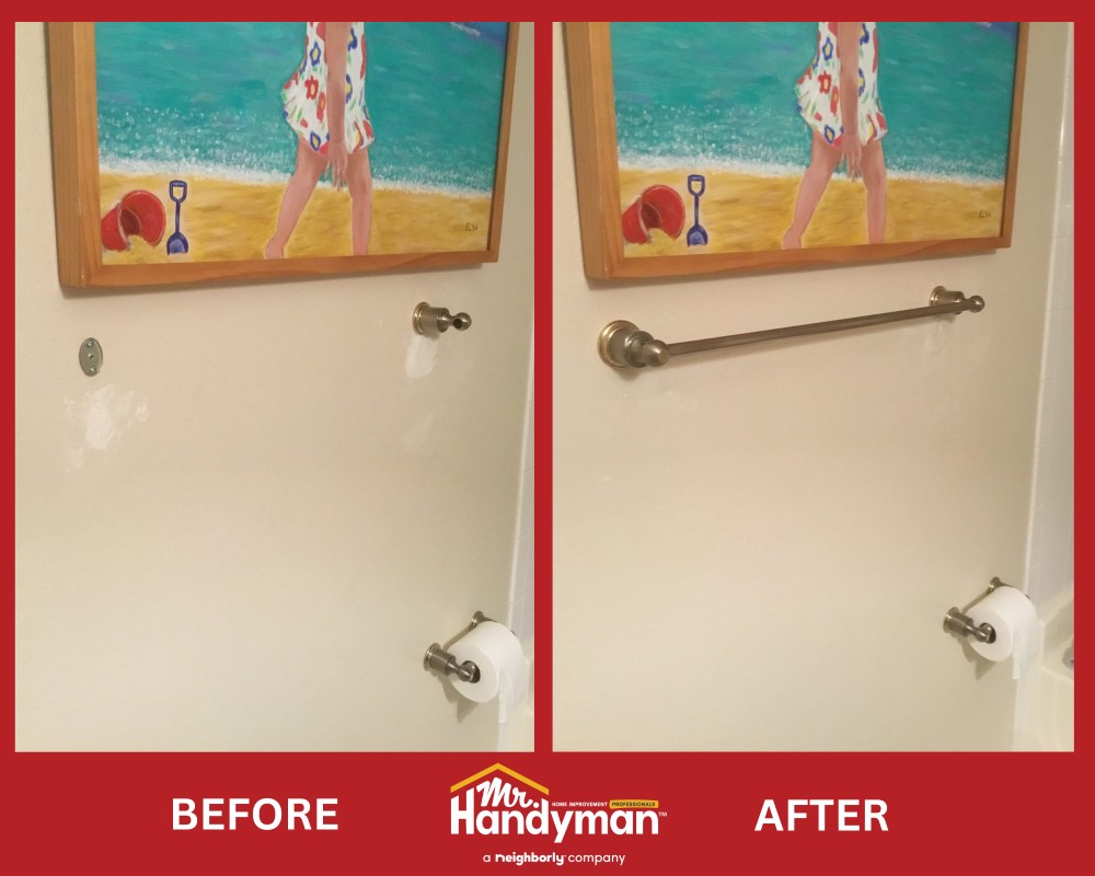 Towel Bar Install