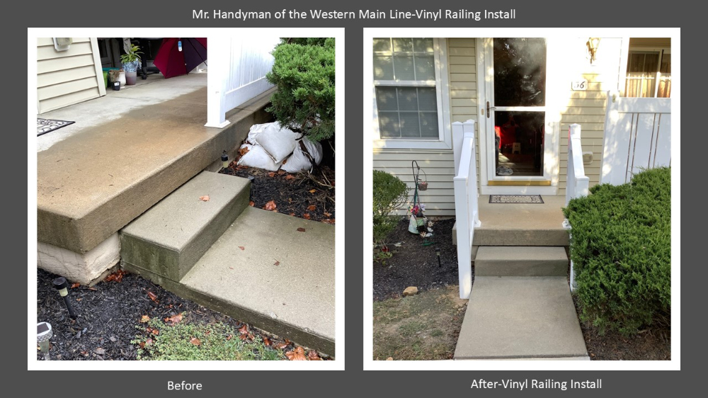 Vinyl Railing Install Chester Springs, Pa Chester County