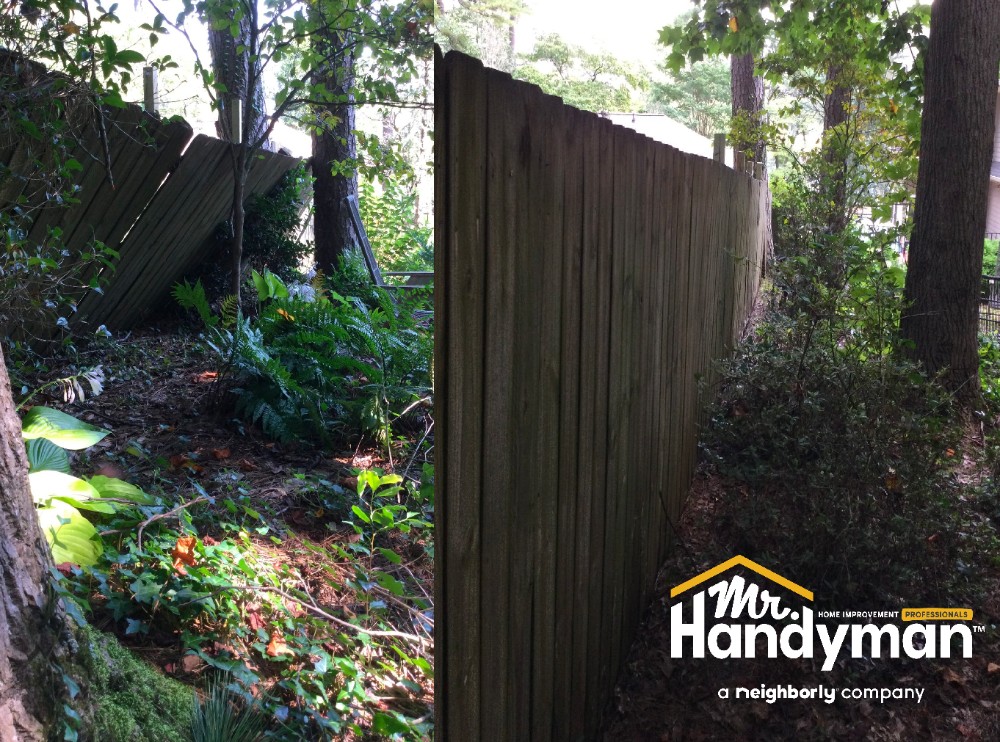 WOODEN PRIVACY FENCE REPAIR