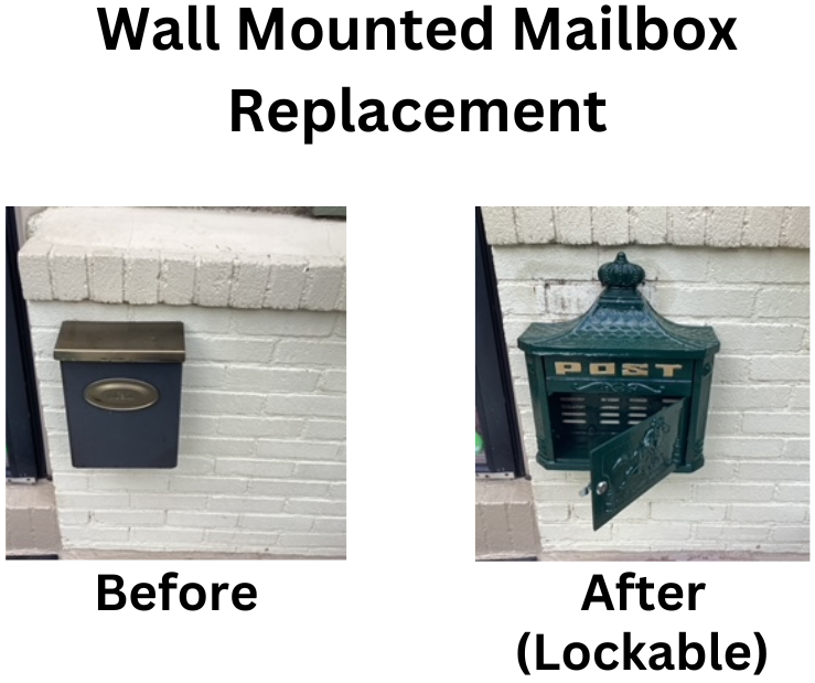 Wall Mailbox Installation