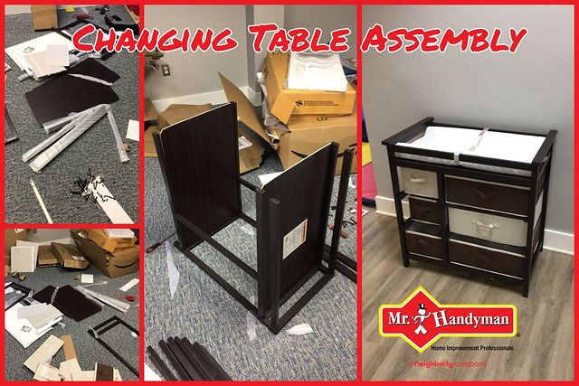 Changing table assmebly