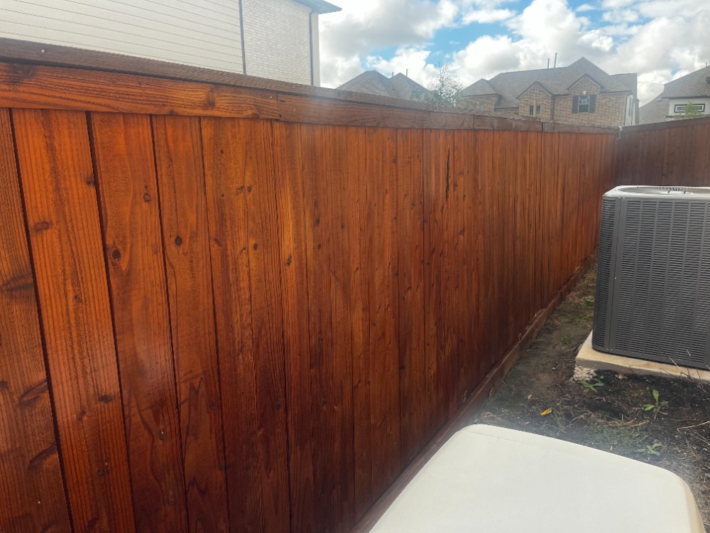 Wood Fence Staining