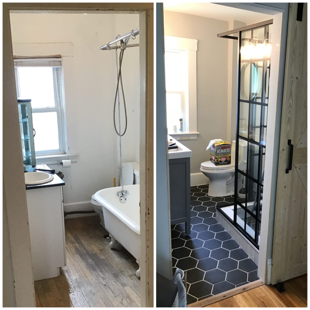 Residential home bathroom remodel