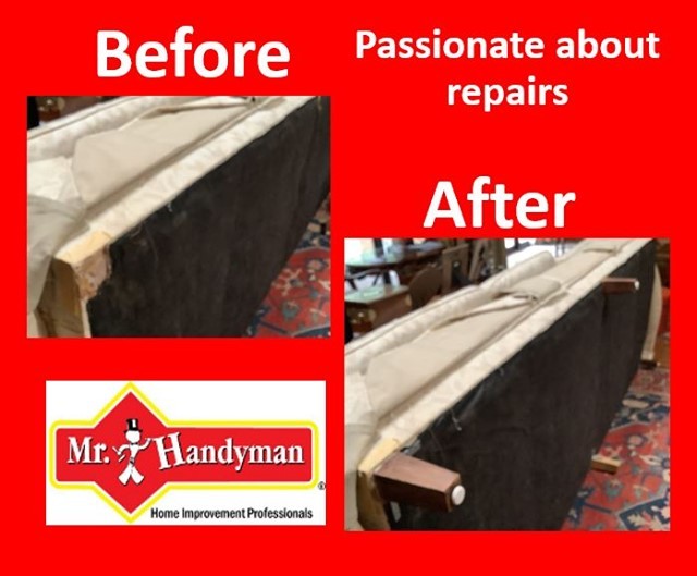 couch repair before and after