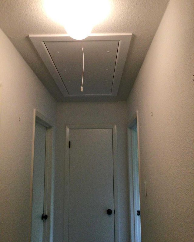 attic door