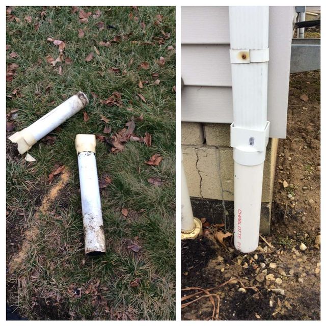 gutter downspout repair