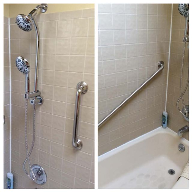 new grab bars installed