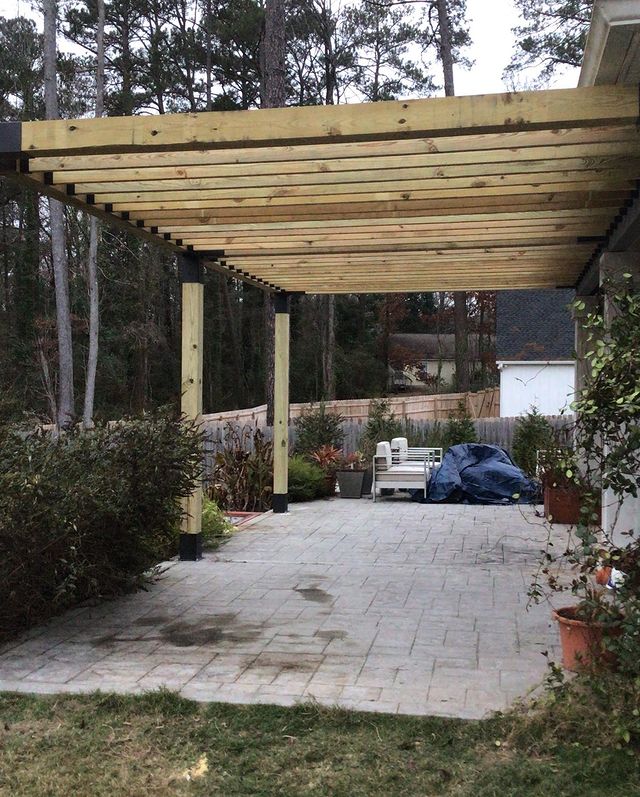 pergola installation