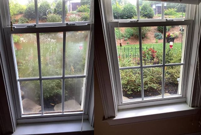 windows repair- before and after
