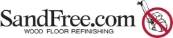 Sandfree logo.