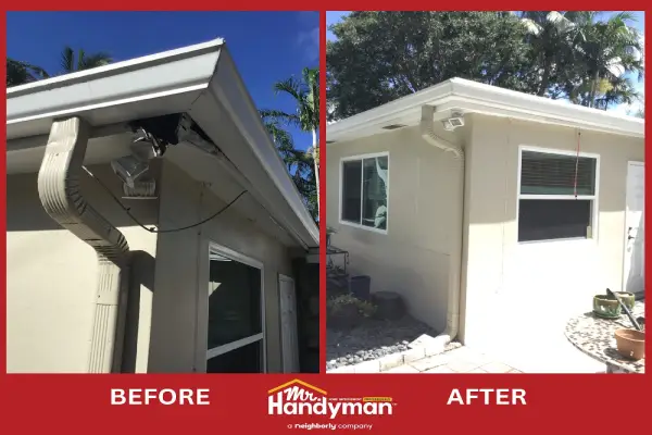 Before and After of fascia &soffit repiar