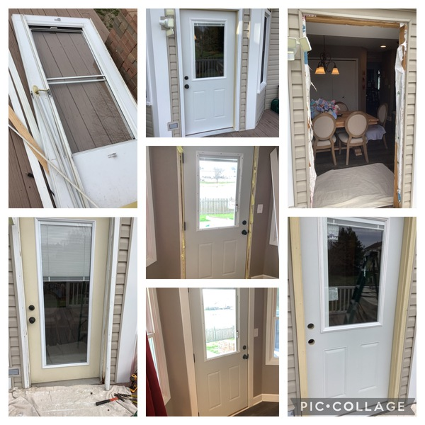 New door installation in Westmont, IL by the professionals at Mr. Handyman.