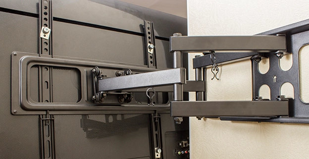 An adjustable wall mount.