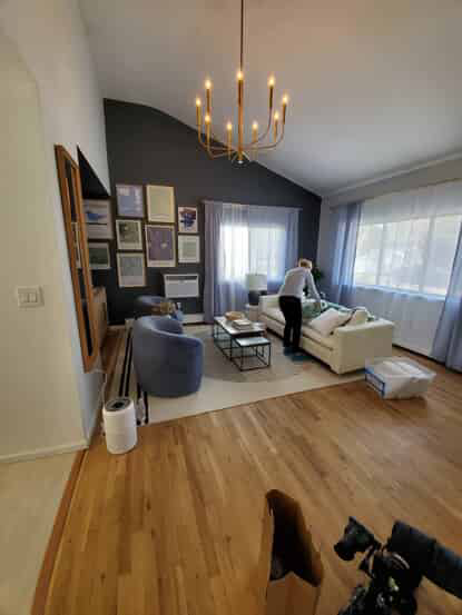 Modern home living room