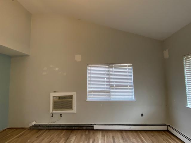 Home with in wall ac unit and window