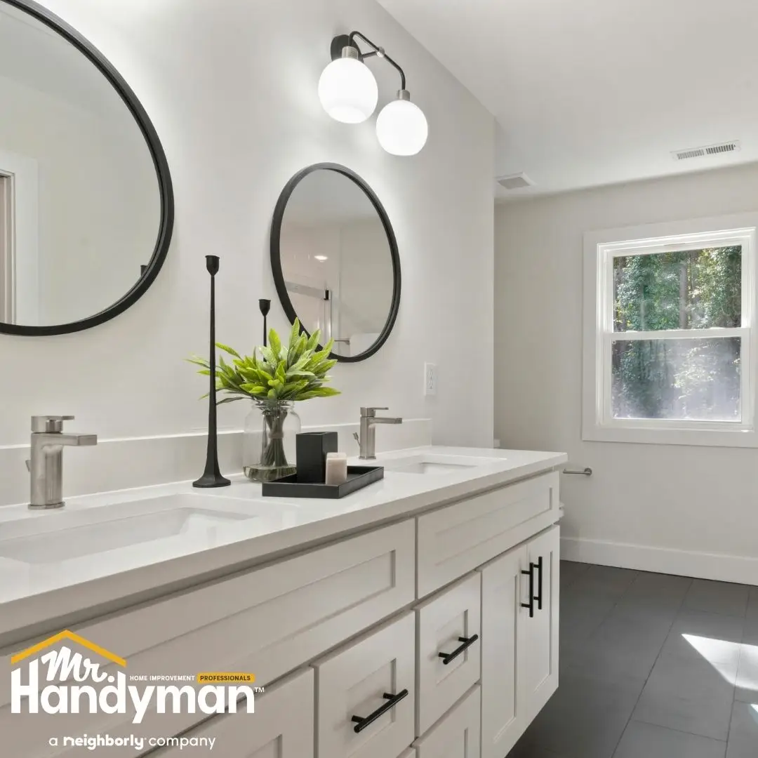 Bathroom vanity installation