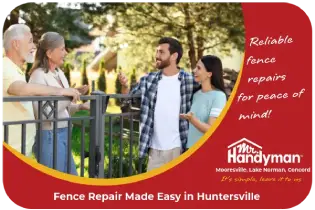 Neighbors having a conversation outside their homes.