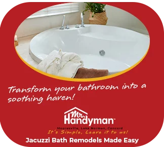 A beautiful bathroom with a Jacuzzi.