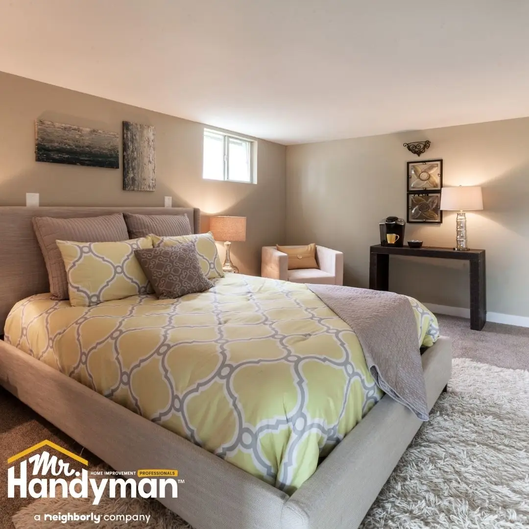 Basement bedroom remodel