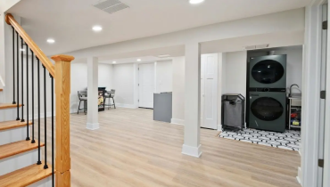 Basement lighting upgrade.