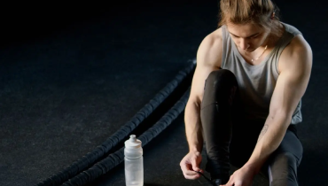 Gym flooring maintenance.