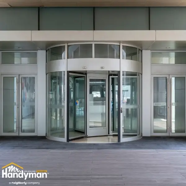 Commercial door repair.