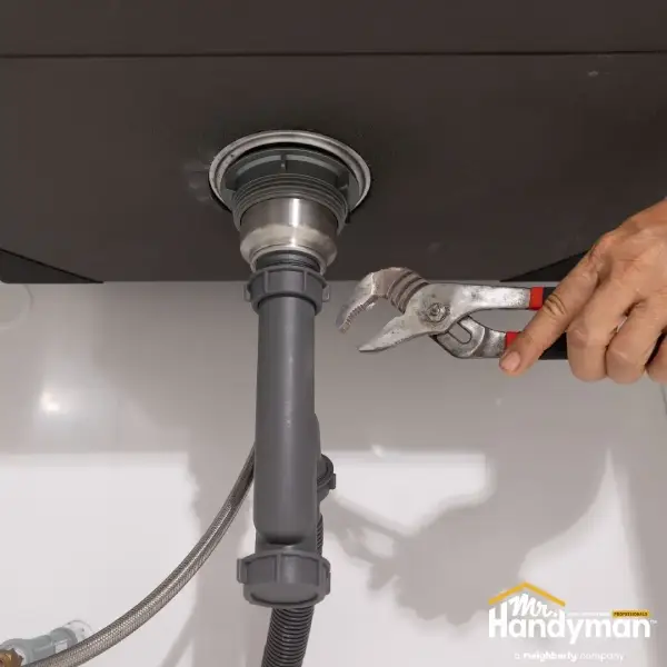 Mr. handyman plumbing repairs.