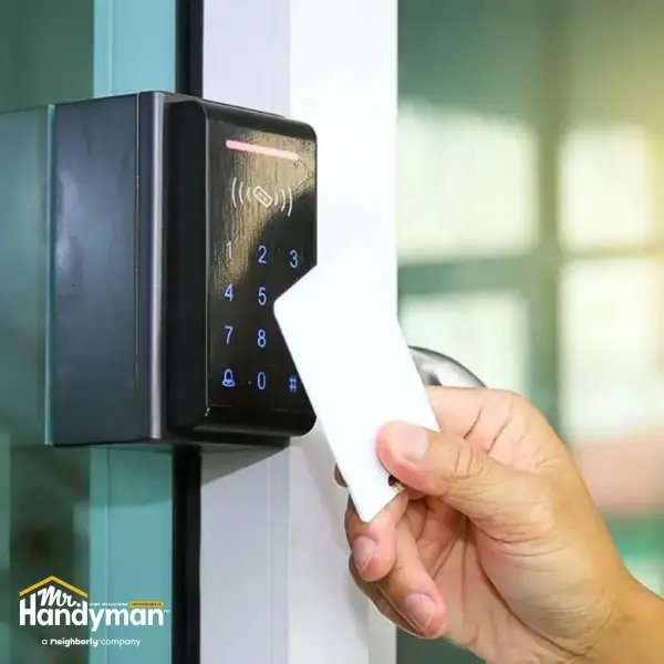 commercial door hardware and locks at a South Bend Northern Indiana fitness facility
